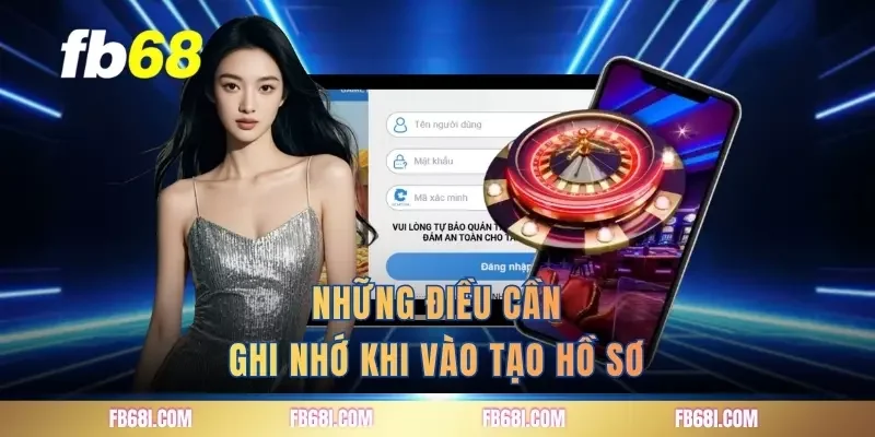 Những điều cần ghi nhớ khi vào tạo hồ sơ