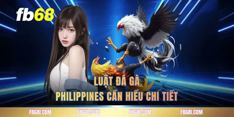 Luật đá gà philippines cần hiểu chi tiết