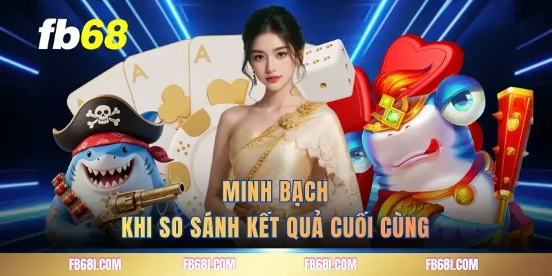 Minh bạch khi so sánh kết quả cuối cùng