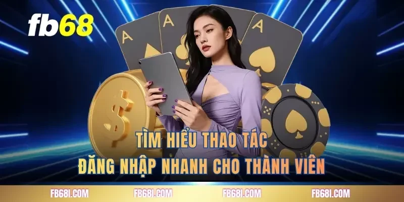 Tìm hiểu thao tác đăng nhập nhanh cho thành viên